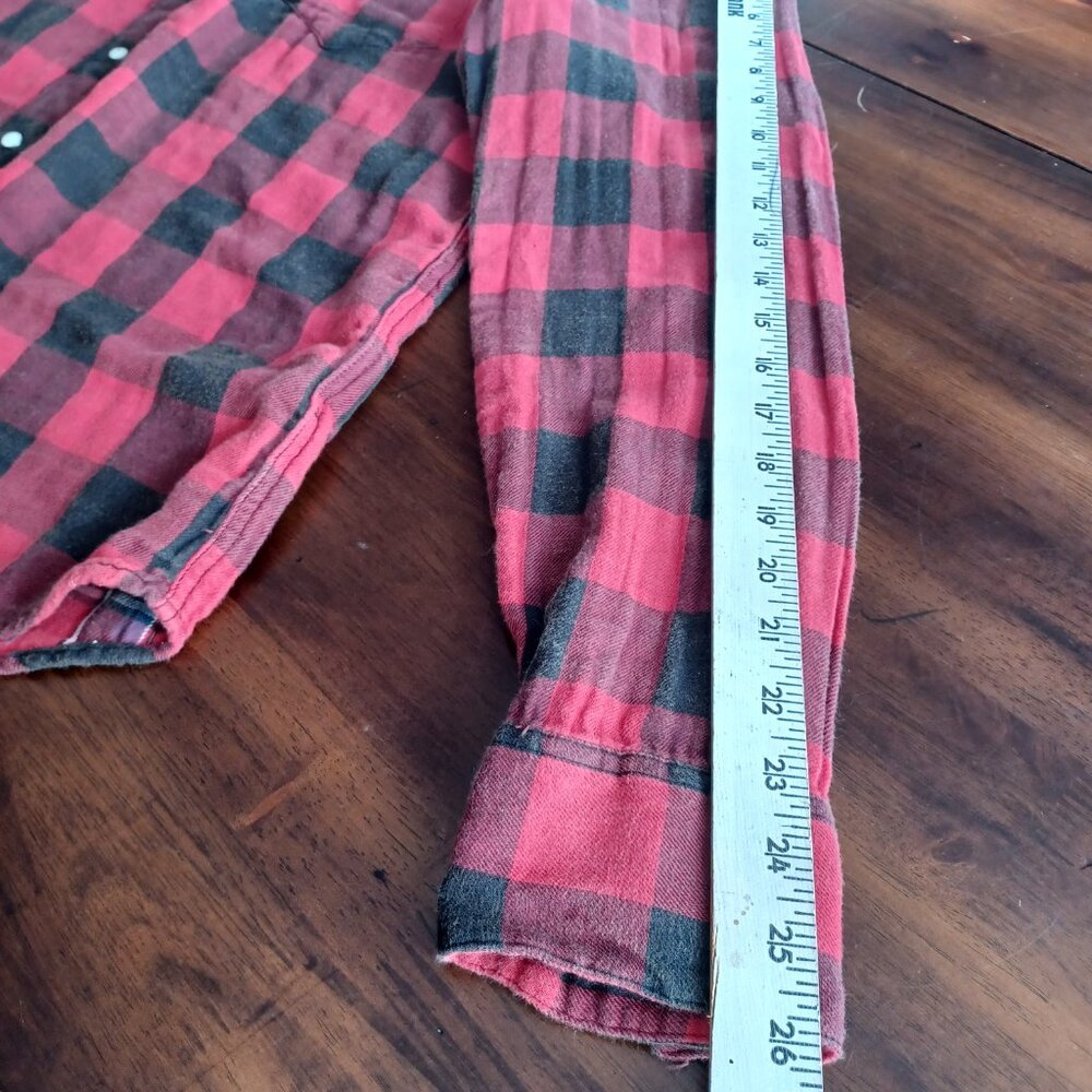 SOLD!--Polo Country Ralph Lauren Buffalo Plaid Western Shirt, Size Large - Picture 7 of 10